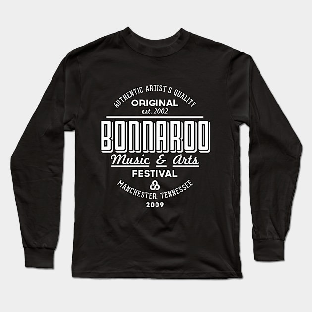 Bonnaroo 2009 (white) Long Sleeve T-Shirt by Verboten